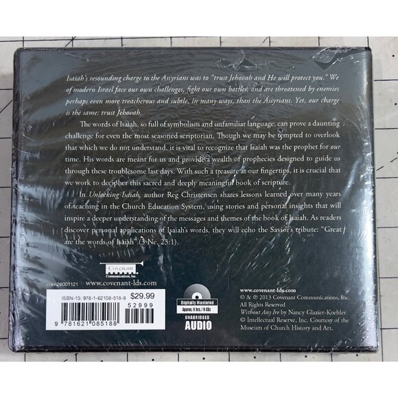 Unlocking Isaiah Audiobook Unabridged By Reg Christensen New Sealed - Picture 4 of 5